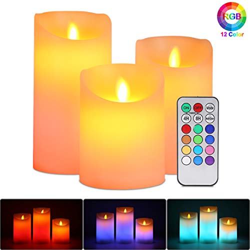Candele LED Senza Fiamma Set Luci, ALED LIGHT Bianco Caldo Multicolor Real... - Ilgrandebazar