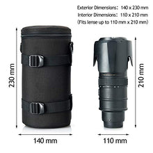 Carica l&#39;immagine nel visualizzatore di Gallery, YJHome Custodie protettive per obiettivi fotografici con 110 x 210 mm