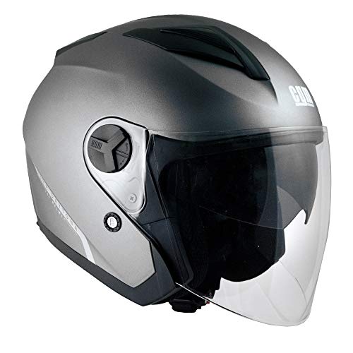 CGM Casco jet 130A DAYTONA Antracite S (55-56cm), satinato