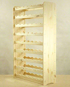 MODO24 Porta Bottiglie Vino Armadio Supporto 118,4x72,2x26,5 cm, Non Trattato - Ilgrandebazar