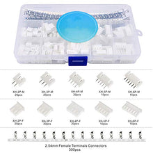 Carica l'immagine nel visualizzatore di Gallery, 460pcs JST Connettore Kit con 2,54mm JST-XH 2/3/4/5/6 Pin Maschio + Femmina...