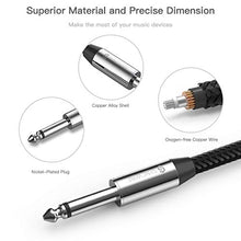 Carica l&#39;immagine nel visualizzatore di Gallery, Syncwire Cavo Jack 6.35mm Stereo - 3M Chitarra Cavi a 6.35mm...