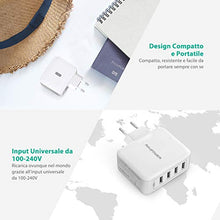 Carica l&#39;immagine nel visualizzatore di Gallery, RAVPOWER IT RP-PC026 Alimentatore USB, Bianco - Ilgrandebazar