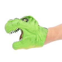 Carica l&#39;immagine nel visualizzatore di Gallery, Zerodis- Burattino di Mano Dinosauro, Alta Simulazione Cartoon Verde - Ilgrandebazar