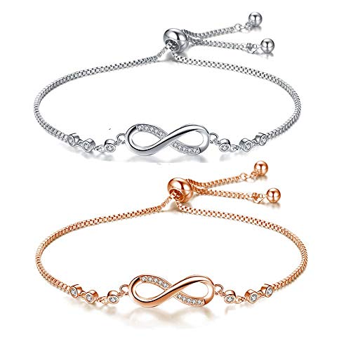 Bracciale a due fili Infinity Symbol Ladies a... - Ilgrandebazar