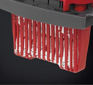 Vileda Revolution Sistema Lavapavimenti con Secchio, Strizzatore e Piastra, con 2 Panni in Microfibra, Nero/Rosso