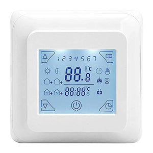 Settimanalmente Programmabile Touch Screen Termostato per Riscaldamento a... - Ilgrandebazar