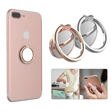 Carica l'immagine nel visualizzatore di Gallery, Ossky Anello Supporto Telefono Cellulari Universale Oro Rosa+Argento