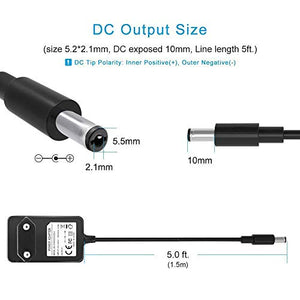BERLS Alimentatore 12V 2A (1.5A, 1A, 0.5A) 24W Caricatore for Router