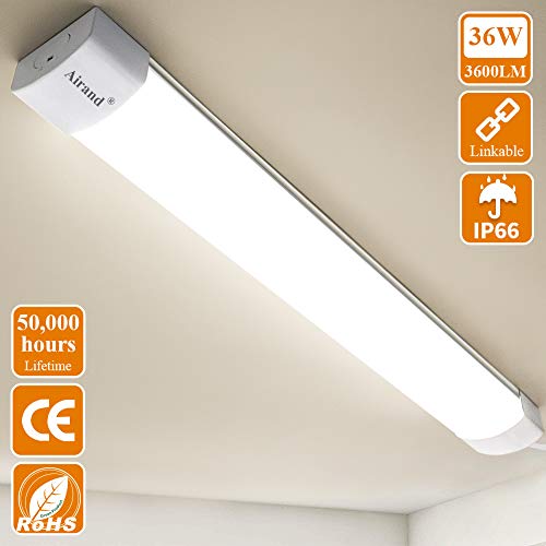 Airand Plafoniere Led 120CM 36W 3600LM Ultraslim Collegabili 120CM-36W