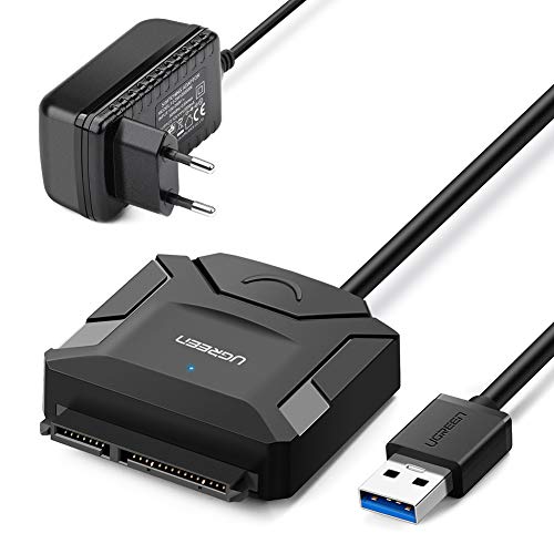 UGREEN Adattatore SATA USB 3.0 per SSD HDD 2.5’’3.5’’16TB con Alimentatore... - Ilgrandebazar