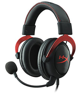 HyperX Cloud II Gaming Headset per PC/PS4/Mac/Custodia, Rosso, Red