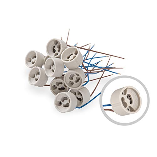 10 parti lampade alogene GU10 sostituito VDE alta tensione 190-230V ceramica...