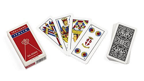 Dal Negro 10073 - Trevisane Italia Carte da Gioco Regionali, Astuccio Rosso