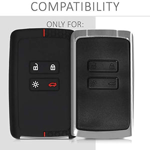 kwmobile Copri-Chiave Compatibile con Renault 4 Tasti Smart Key (Solo...