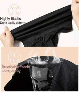 SLIMBELLE Tanga Guaina Mutande Contenitive Perizomi S(IT 32), Nero - Ilgrandebazar