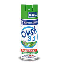 Carica l'immagine nel visualizzatore di Gallery, Oust 3 in 1 Spray Disinfettante 400 ml, per Superfici e Tessuti, Uccide il 99,9% dei Batteri ed Elimina gli Odori