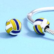 Carica l&#39;immagine nel visualizzatore di Gallery, Reike Pallavolo Argento 925 Bead Charms Ciondoli per Bracciali Collane Fai...