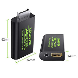 LiNKFOR - Convertitore da PS2 a HDMI per Playstation 2 a video e 3,5 mm...