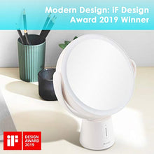 Carica l&#39;immagine nel visualizzatore di Gallery, Auxmir Specchio Trucco LED Ingranditore 10X/1X a Doppia Faccia 19cm