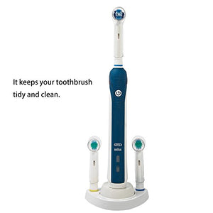 Portaspazzolino elettrico con 4 custodie antipolvere per testine Oral-B