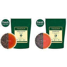 Carica l&#39;immagine nel visualizzatore di Gallery, VAHDAM, Tè assortito in foglie sfuse - 10 TASTI, 50 PORZIONI - nero, tè...