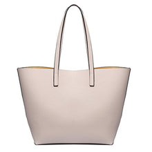 Carica l&#39;immagine nel visualizzatore di Gallery, Miss Lulu Borsetta da Donna Grande Ecopelle Borsa a Tracolla Hobo Tote Beige