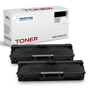 SMARTOMI, confezione da 2, cartucce toner nero MLT-D111S compatibili con 2PK