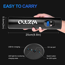 Carica l&#39;immagine nel visualizzatore di Gallery, WZTO Compressore Aria Portatile Auto, Mini Pompa Elettrica 150PSI 2000mAh...