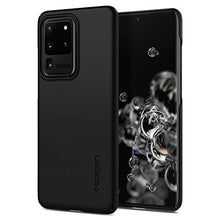 Carica l'immagine nel visualizzatore di Gallery, Spigen Cover Samsung Galaxy S20 Ultra Thin Fit Compatibile con Samsung Galaxy S20 Ultra Cover Custodia [5G] - Nero