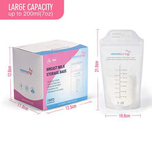 Carica l&#39;immagine nel visualizzatore di Gallery, Sacche Contenitori per Latte Materno, pre-sterilizzate 100pcs