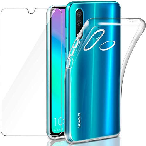 Leathlux Cover Huawei P30 Lite / New Edition Custodia + Transparente