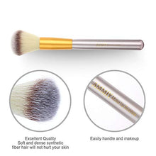 Carica l&#39;immagine nel visualizzatore di Gallery, 18 Pezzi Pennelli Trucco Set di 18 eleganti pennelli bianchi per il trucco