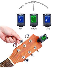 Carica l&#39;immagine nel visualizzatore di Gallery, Accordatore Chitarra Clip Digitale EXJOY Tuner Elettrici di Alta Sensibilità... - Ilgrandebazar