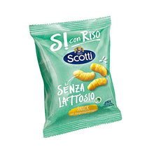 Carica l&#39;immagine nel visualizzatore di Gallery, Si con Riso - Patatine di Gusto Formaggio - Snack Senza Lattosio, Senza...