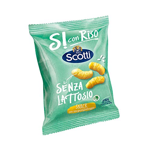 Si con Riso - Patatine di Gusto Formaggio - Snack Senza Lattosio, Senza...