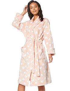 Marchio Amazon - Iris & Lilly Long Plush Dressing Gown Donna - Ilgrandebazar