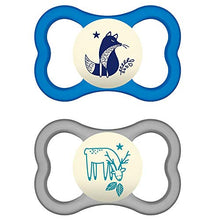 Carica l&#39;immagine nel visualizzatore di Gallery, MAM Night Air silicone - Set di 4 ciucci in silicone, 16+ Night... - Ilgrandebazar