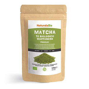 Tè Verde Matcha Biologico in Polvere [ GRADO PREMIUM ] da 100 grammi. 100 g