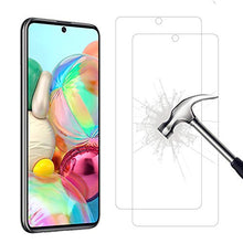 Carica l&#39;immagine nel visualizzatore di Gallery, AHABIPERS Pellicola Protettiva per Samsung Galaxy A71 Vetro Temperato, 9H...