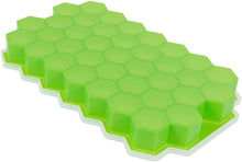 Carica l&#39;immagine nel visualizzatore di Gallery, GOLDGE Stampo Ghiaccio con Coperchio, 37 Cubetti Vaschette Ghiaccio in Silicone da 2,1 cm, BPA-Free, Rilascio Facile Stampi per Ghiaccio, per Acqua, Cocktails, Drink, Whiskey e Succo