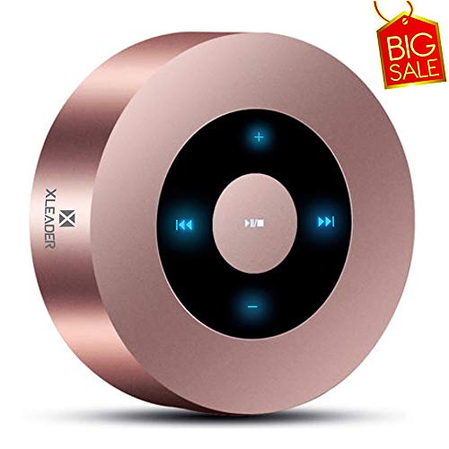XLEADER SoundAngel (2 Gen) Cassa Bluetooth con suono HD 5W, Touch A oro rosa