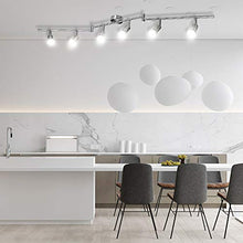 Carica l&#39;immagine nel visualizzatore di Gallery, Lampadario da Soffitto Luce Bianco 4500K, Bojim 6 Luci - Naturale