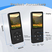 Carica l&#39;immagine nel visualizzatore di Gallery, ZHITING 8GB MP3 Player,Lettore MP3,Lossless HiFi Musicale mp3 Lettore,Schermo 1,8&quot; Lettore Musicale,Slot TF Fino a 128 GB