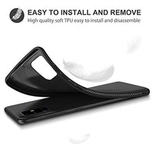 Carica l&#39;immagine nel visualizzatore di Gallery, iBetter per Samsung Galaxy A71 Cover, Ultra Sottile di Gomma, Custodia Nero - Ilgrandebazar