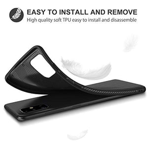 iBetter per Samsung Galaxy A71 Cover, Ultra Sottile di Gomma, Custodia Nero - Ilgrandebazar