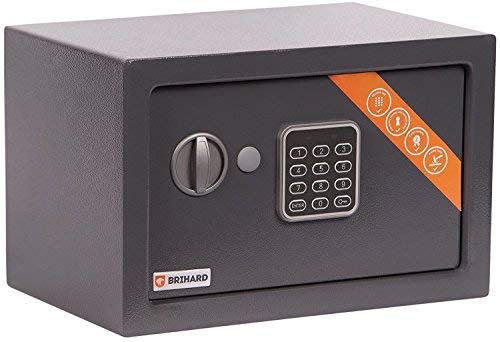 Brihard Home Cassaforte Elettronica, 20x31x20cm (HxWxD), (20x31x20cm) - Ilgrandebazar