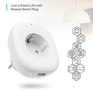 Presa Smart con Porta USB,Maxcio Wifi 4 Packs