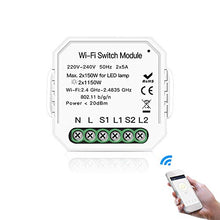 Carica l&#39;immagine nel visualizzatore di Gallery, WiFi Smart Light Switch Modulo interruttore fai-da-te Life/Tuya APP... - Ilgrandebazar