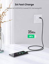 Carica l'immagine nel visualizzatore di Gallery, UGREEN Cavo USB C 3A Ricarica Rapida, Type C 2 Pack in Nylon, 1M - Ilgrandebazar